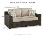 Coastline Bay Loveseat w/Cushion