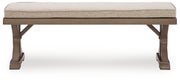 Revare Beach Bench with Cushion