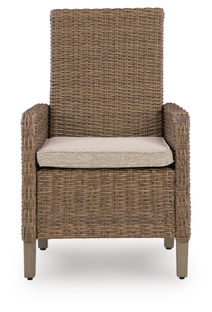 Revare Beach Arm Chair With Cushion (Set of 2)