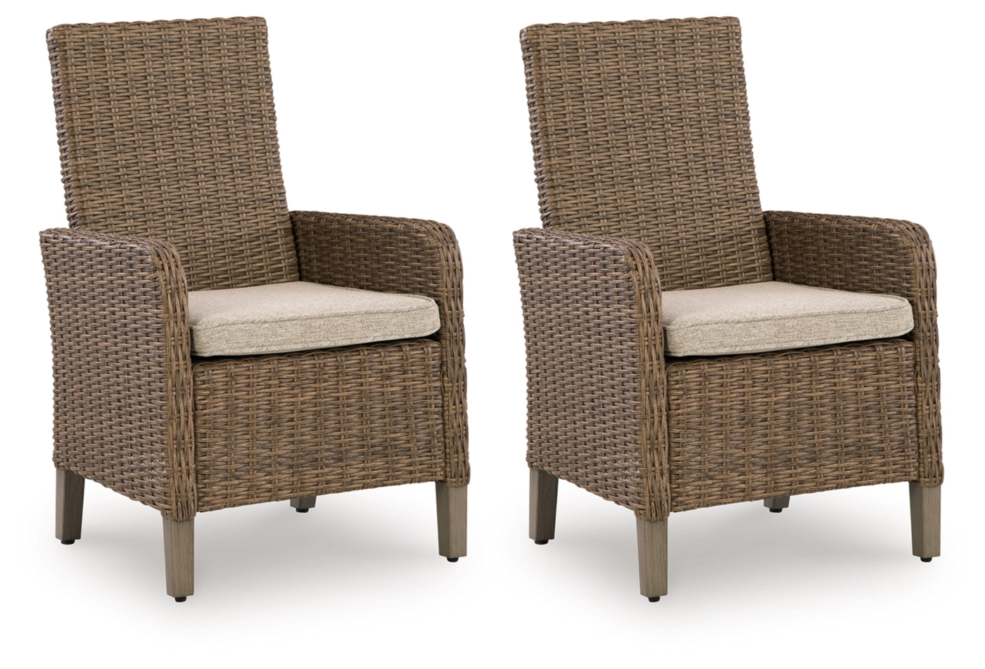 Revare Beach Arm Chair With Cushion (2/CN)