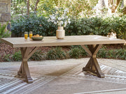 Revare Beach RECT Dining Table w/UMB OPT