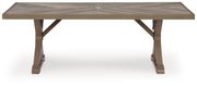 Revare Beach RECT Dining Table w/UMB OPT