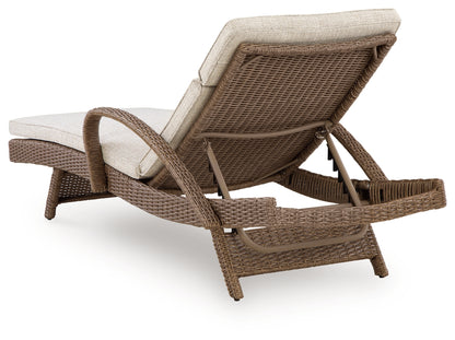 Revare Beach Chaise Lounge with Cushion