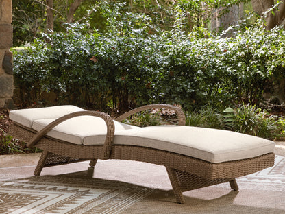 Revare Beach Chaise Lounge with Cushion