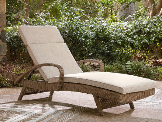 Revare Beach Chaise Lounge with Cushion