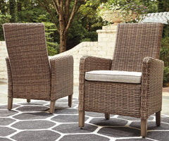 Beachcroft Outdoor Arm Chair With Cushion (Set of 2)