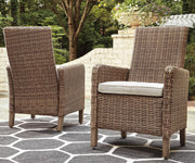 Beachcroft Outdoor Arm Chair With Cushion (Set of 2)