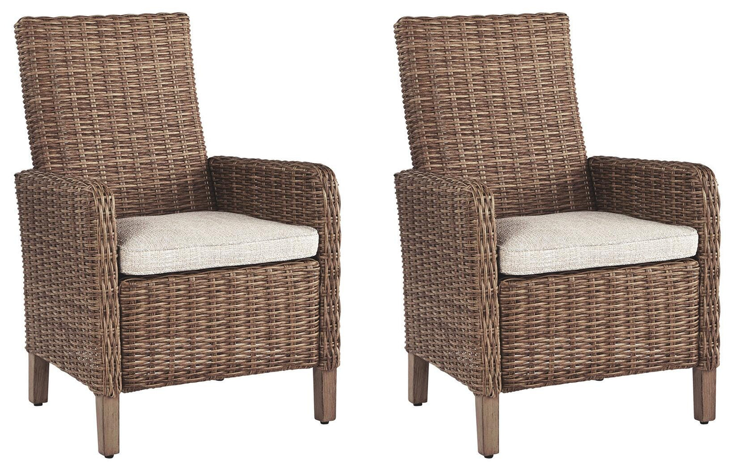 Beachcroft Outdoor Arm Chair With Cushion (Set of 2)