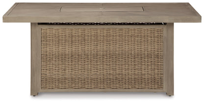 Beachcroft Rectangular Fire Pit Table