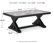 Beachcroft Rectangular Cocktail Table