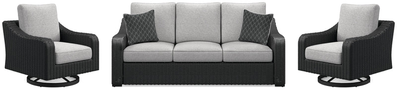 Beachcroft Outdoor Sofa and 2 Lounge Chairs