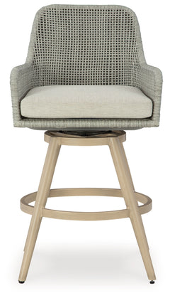 Seton Creek Barstool with Cushion (Set of 2)