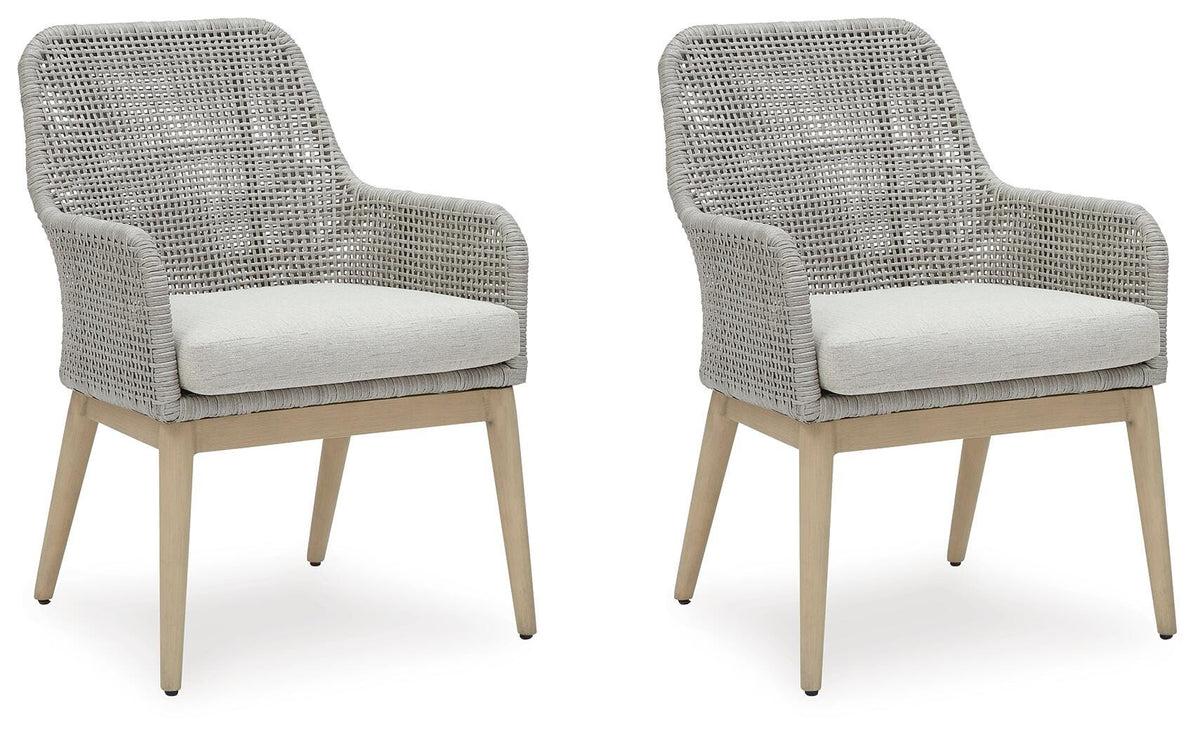 Seton Creek Arm Chair With Cushion (Set of 2)