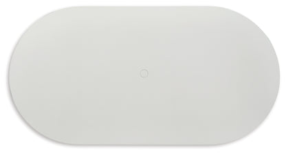 Seton Creek Oval Dining Table w/UMB OPT