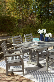 Visola RECT Dining Table w/UMB OPT