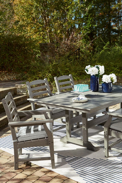 Visola RECT Dining Table w/UMB OPT