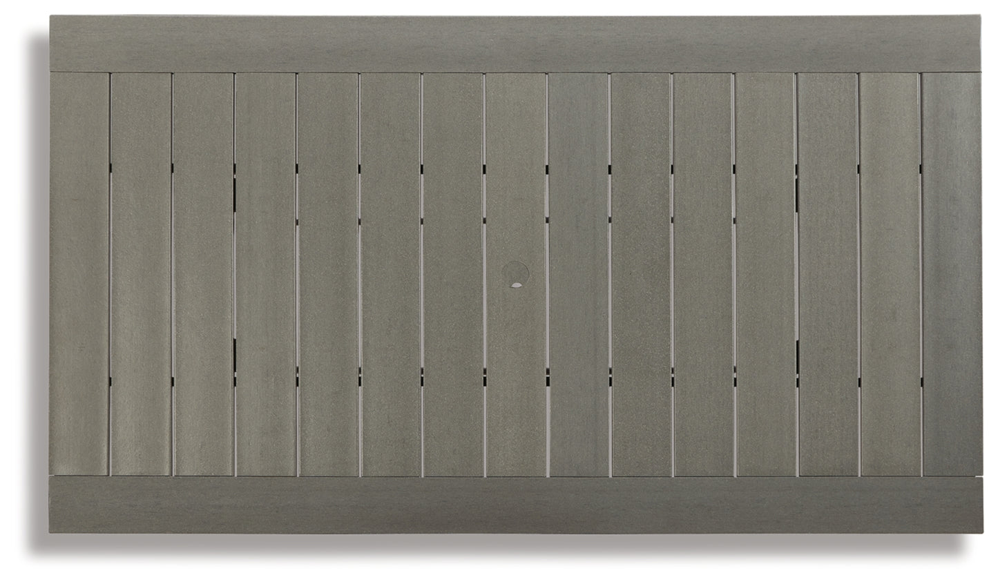 Visola RECT Dining Table w/UMB OPT