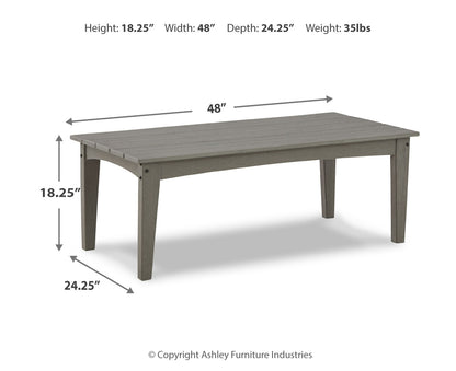 Visola Rectangular Cocktail Table