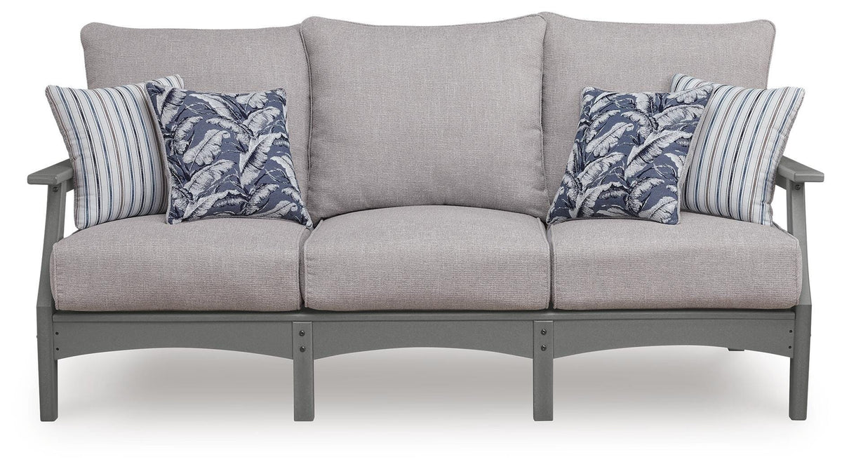 Lone View Bay Sofa with Cushion
