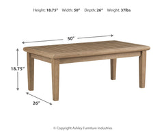 Gerianne Rectangular Cocktail Table