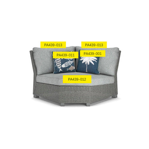 Naples Beach Corner Seat Cushion