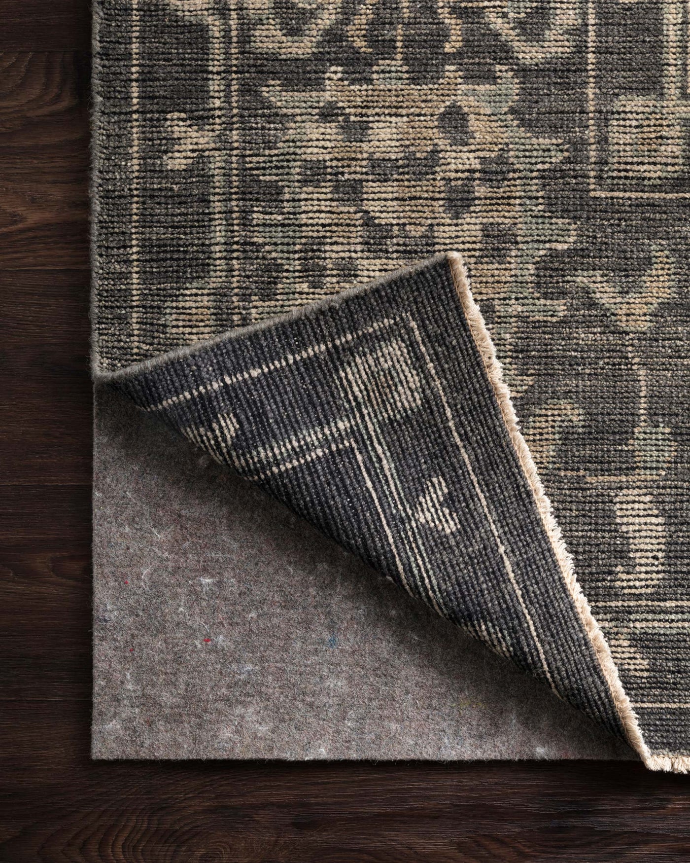 DUAL GRIP FELTED RUG PAD GREY