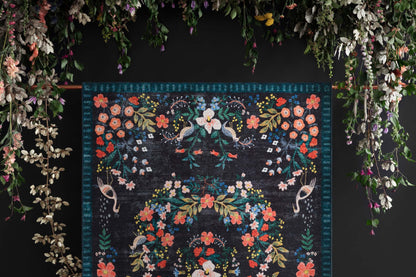 Rifle Paper Co. x Loloi Palais PAL-03 Black / Multi