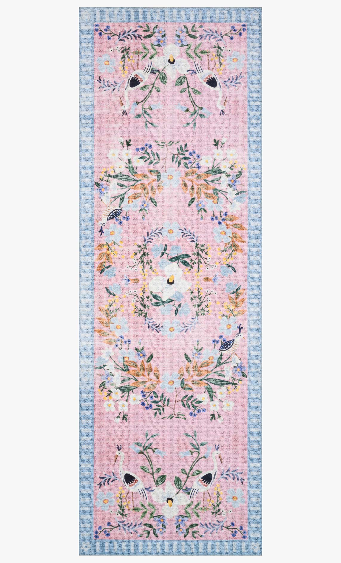 Rifle Paper Co. x Loloi Palais PAL-03 Rose / Sky