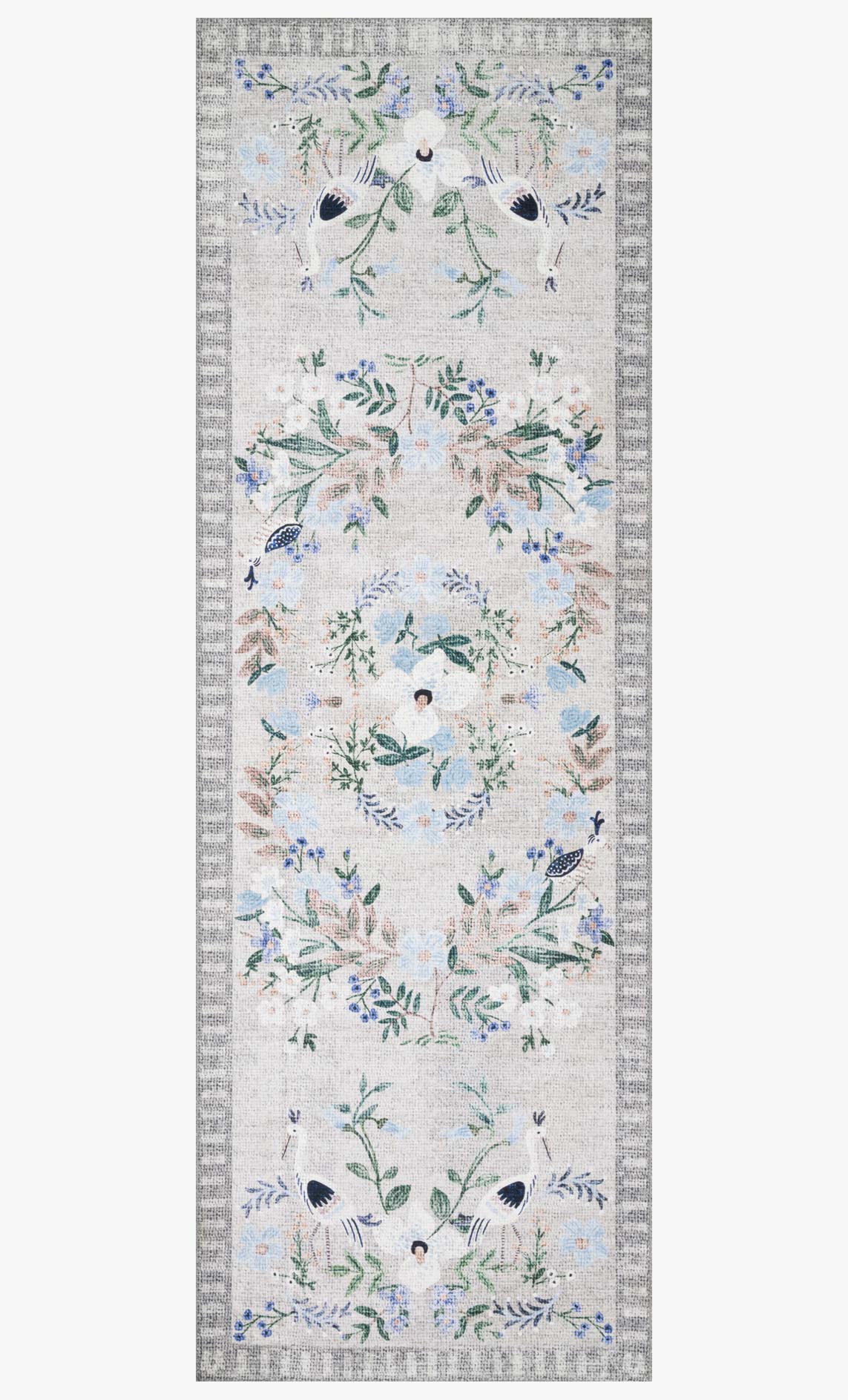 Rifle Paper Co. x Loloi Palais PAL-03 Stone / Grey