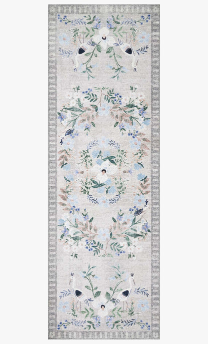 Rifle Paper Co. x Loloi Palais PAL-03 Stone / Grey