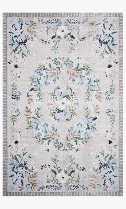 Rifle Paper Co. x Loloi Palais PAL-03 Stone / Grey