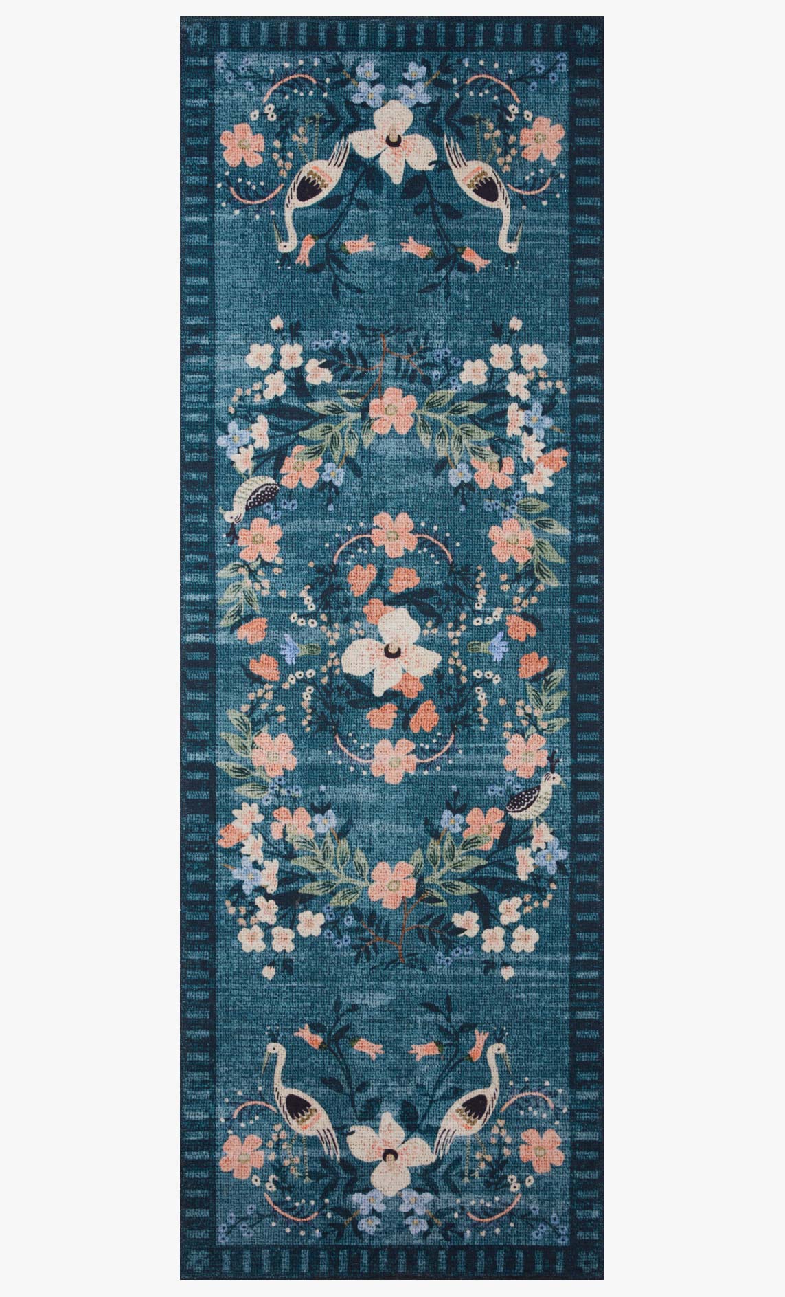 Rifle Paper Co. x Loloi Palais PAL-03 Teal