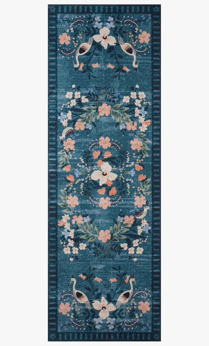 Rifle Paper Co. x Loloi Palais PAL-03 Teal