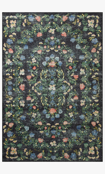 Rifle Paper Co. x Loloi Palais PAL-05 Black