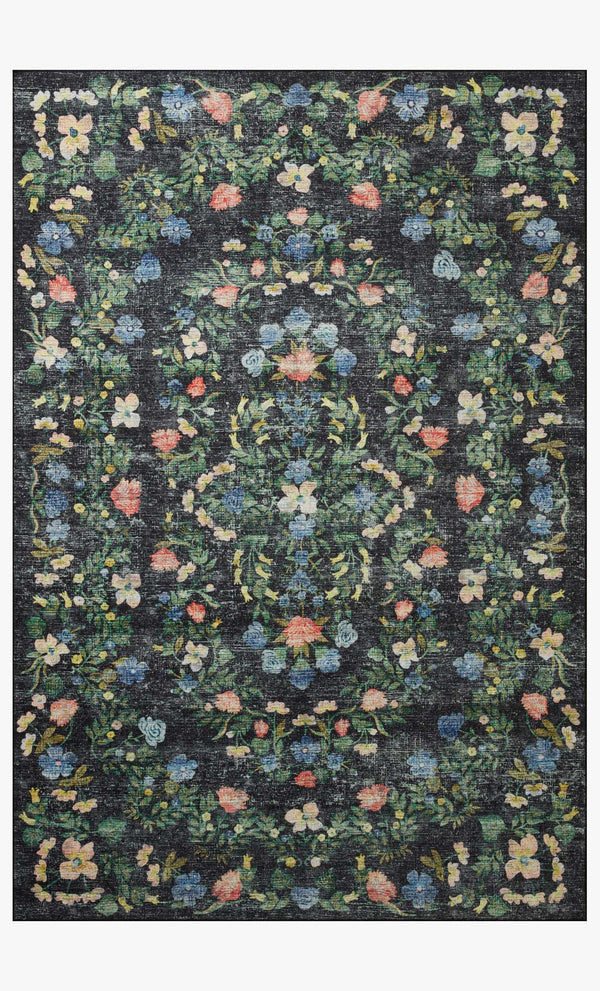 Rifle Paper Co. x Loloi Palais PAL-05 Black