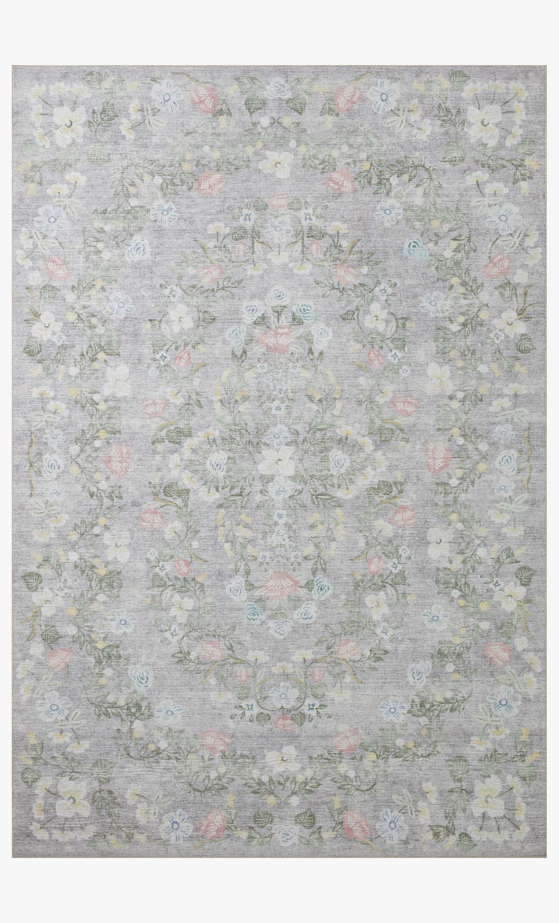 Rifle Paper Co. x Loloi Palais PAL-05 Grey