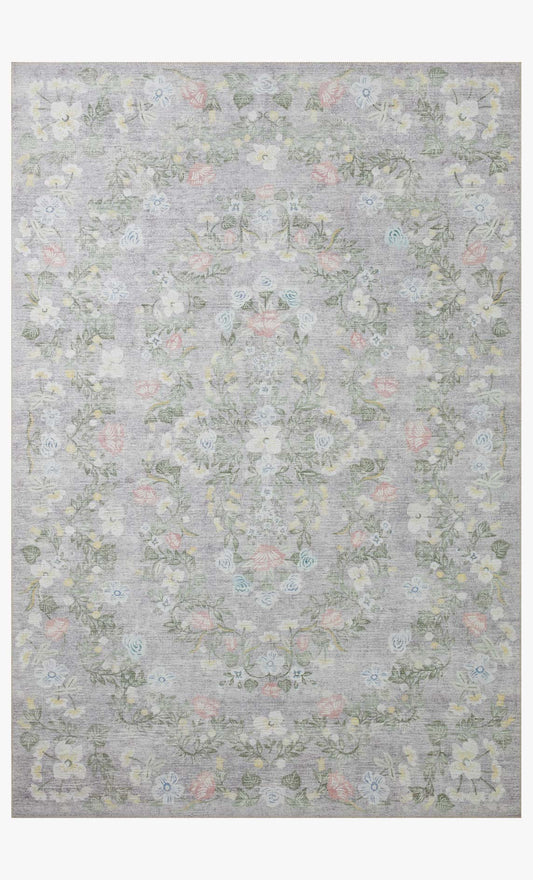 Rifle Paper Co. x Loloi Palais PAL-05 Grey