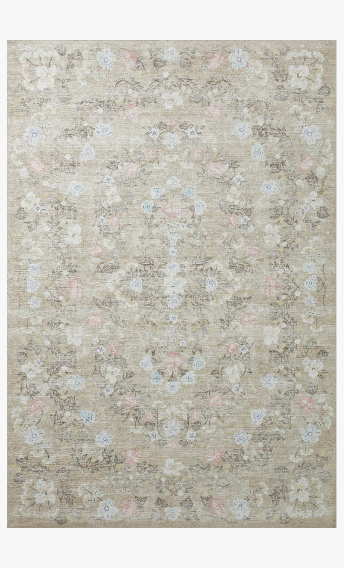 Rifle Paper Co. x Loloi Palais PAL-05 Khaki