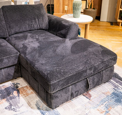 Armfield 4-Piece Sectional Charcoal Fabric