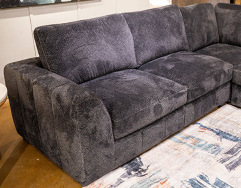 Armfield 4-Piece Sectional Charcoal Fabric