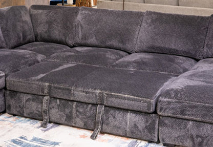 Armfield 4-Piece Sectional Charcoal Fabric