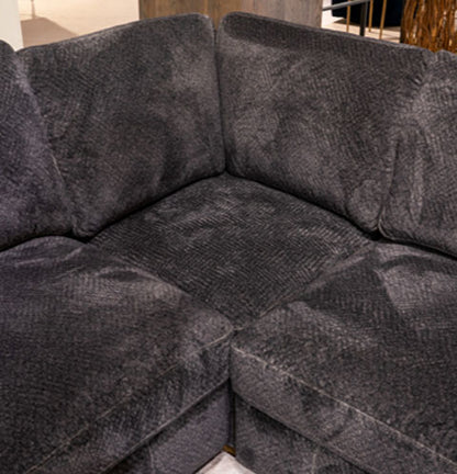 Armfield 4-Piece Sectional Charcoal Fabric