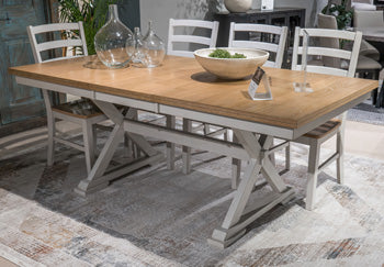 Wildenauer & Purlaney 6PC Dining Table Set w/ Bench