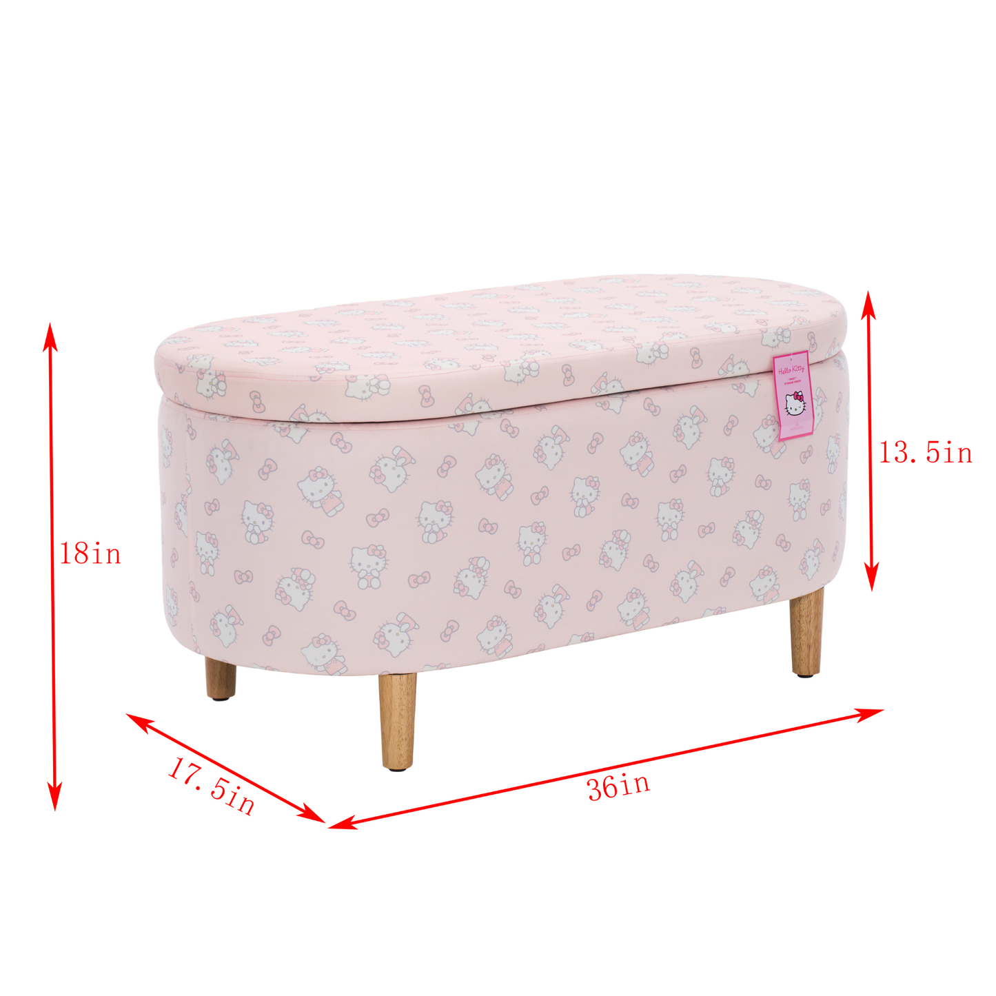 Hello Kitty® SWEET Storage Bench