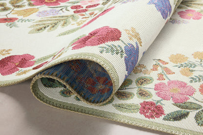 Rifle Paper Co. x Loloi Perennial PRN-01 Cream