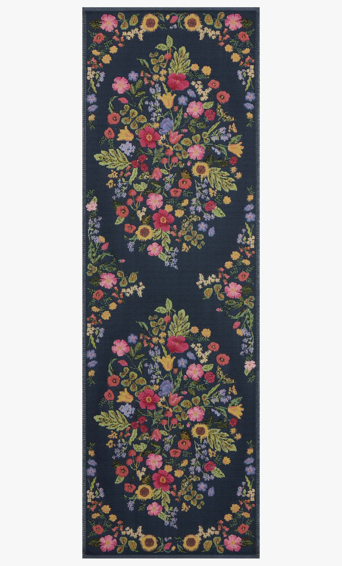 Rifle Paper Co. x Loloi Perennial PRN-01 Navy