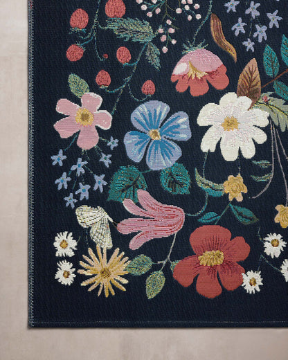 Rifle Paper Co. x Loloi Perennial PRN-02 Black