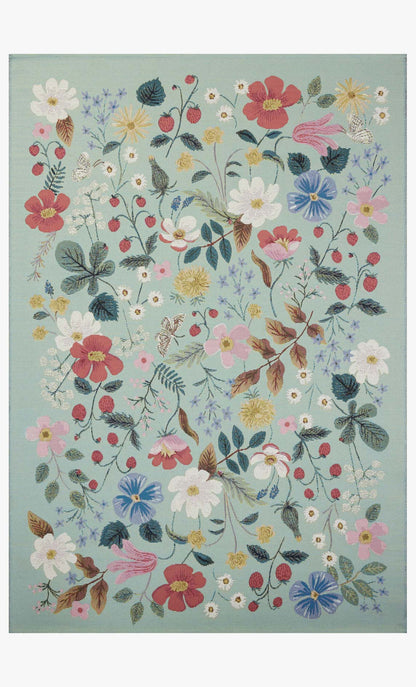 Rifle Paper Co. x Loloi Perennial PRN-02 Mint