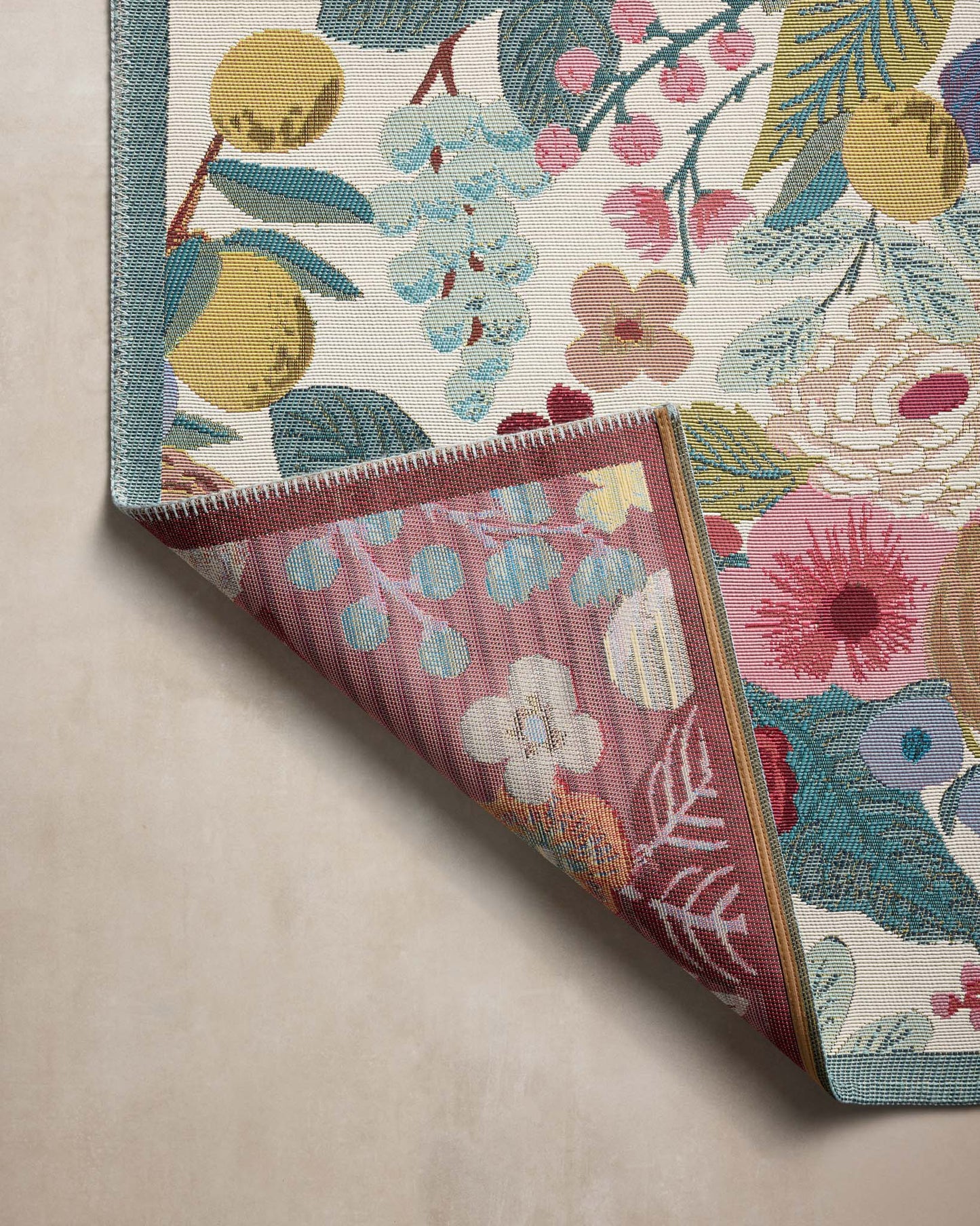 Rifle Paper Co. x Loloi Perennial PRN-04 Rose / Multi