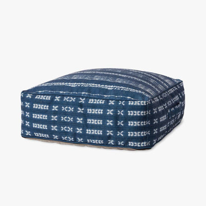 Loloi Poufs PF0008 Indigo / Ivory